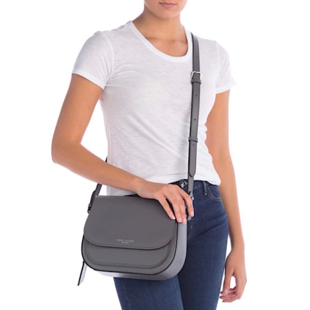 Marc Jacobs Rider Large Leather Crossbody Bag - Picture 2 of 14